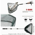 Épuisette télescopique pliable Xndryan 130 cm en aluminium, photo 3