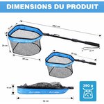 Épuisette pliable télescopique FLISSA à filet enduit PVC, photo 9