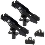 Lot de 2 supports de canne rotatifs à 360° pour kayak