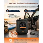 Gonfleur électrique paddle 20 PSI rechargeable avec embouts, photo 4