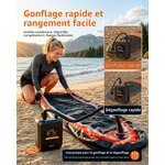 Gonfleur électrique paddle 20 PSI rechargeable avec embouts, photo 8