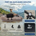 Float tube de pêche SereneLife en PVC laminé, 100 kg, photo 6