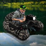 Float tube de pêche en U GOPLUS camouflage avec pagaie, photo 5