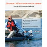 Moteur de traîne électrique VEVOR 12 V, 25 kg de poussée, photo 2