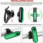 Lot de 6 feux de navigation LED rechargeables pour kayak, photo 3