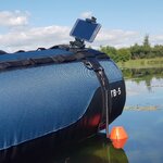 Support téléphone Artisan 3D pour float tube, compatible Deeper