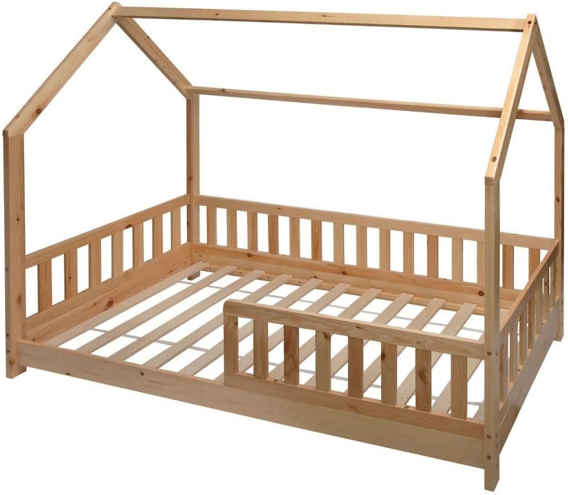 Lit cabane Laïba Kids Oasis des Rêves Beige - Bois 90x190