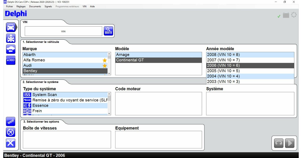 Delphi / autocom version 2022 - Diagnostic - softdiag