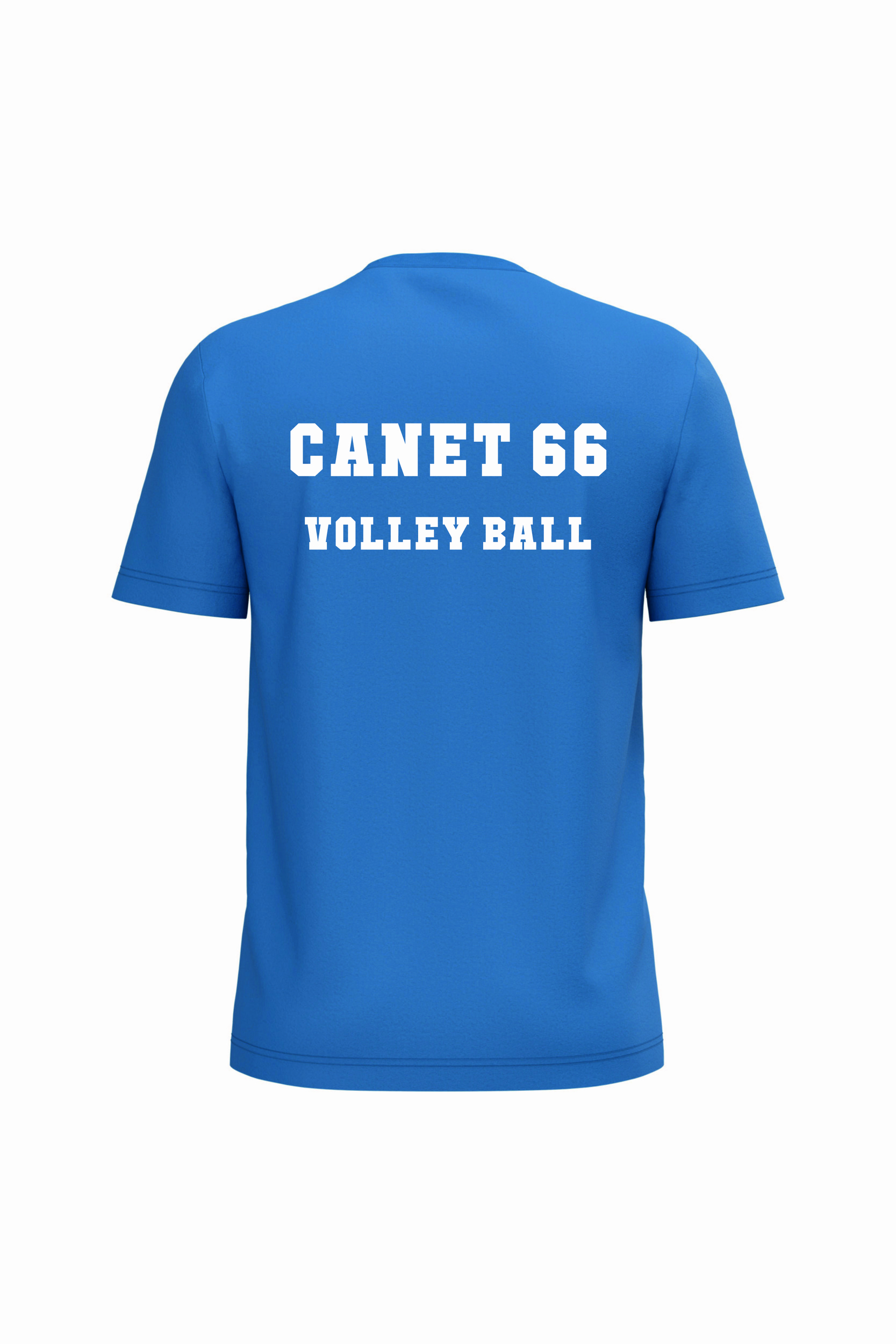 tshirt canet 66 volley ball DOS