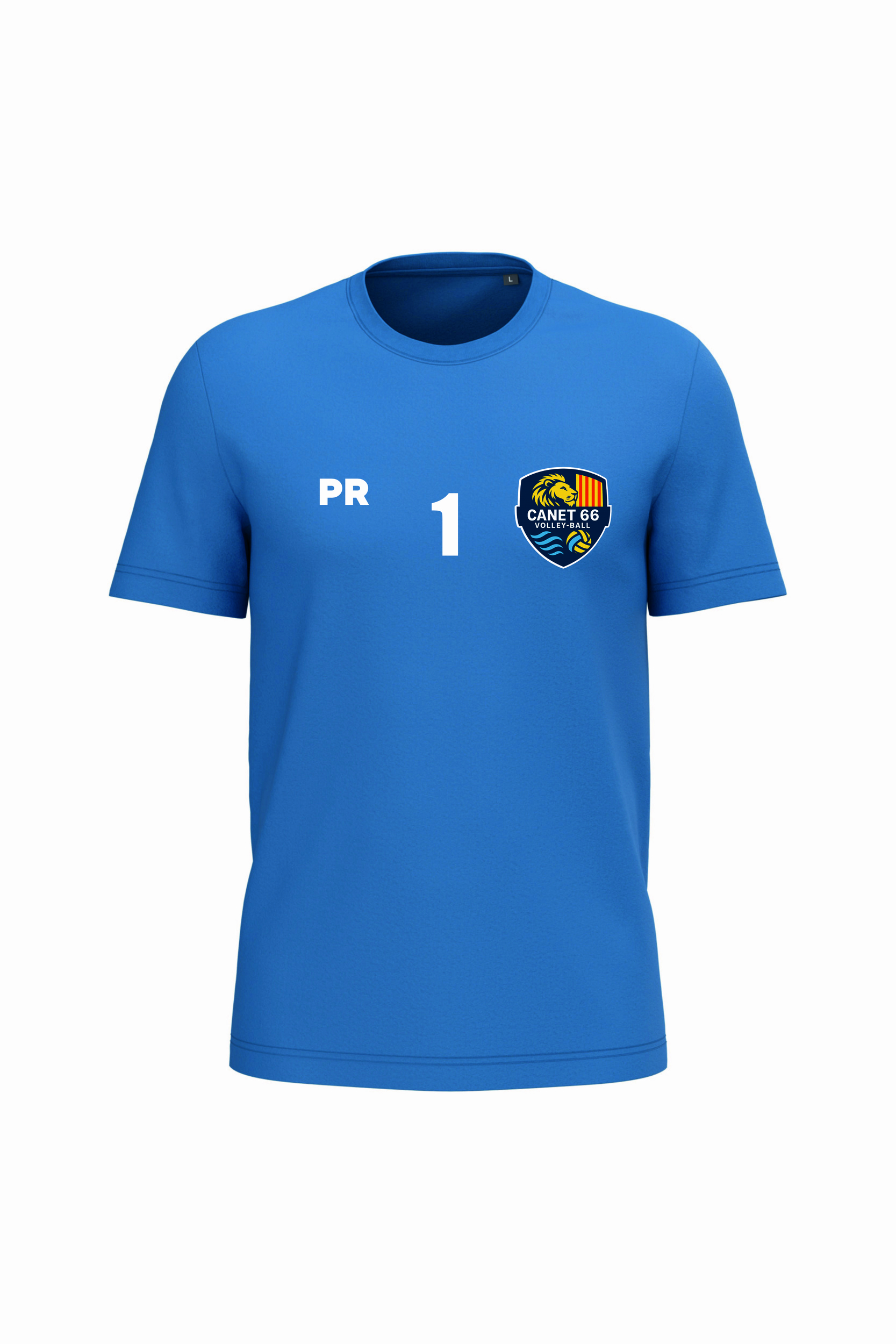 tshirt canet 66 volley balL 1