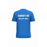 tshirt canet 66 volley ball DOS
