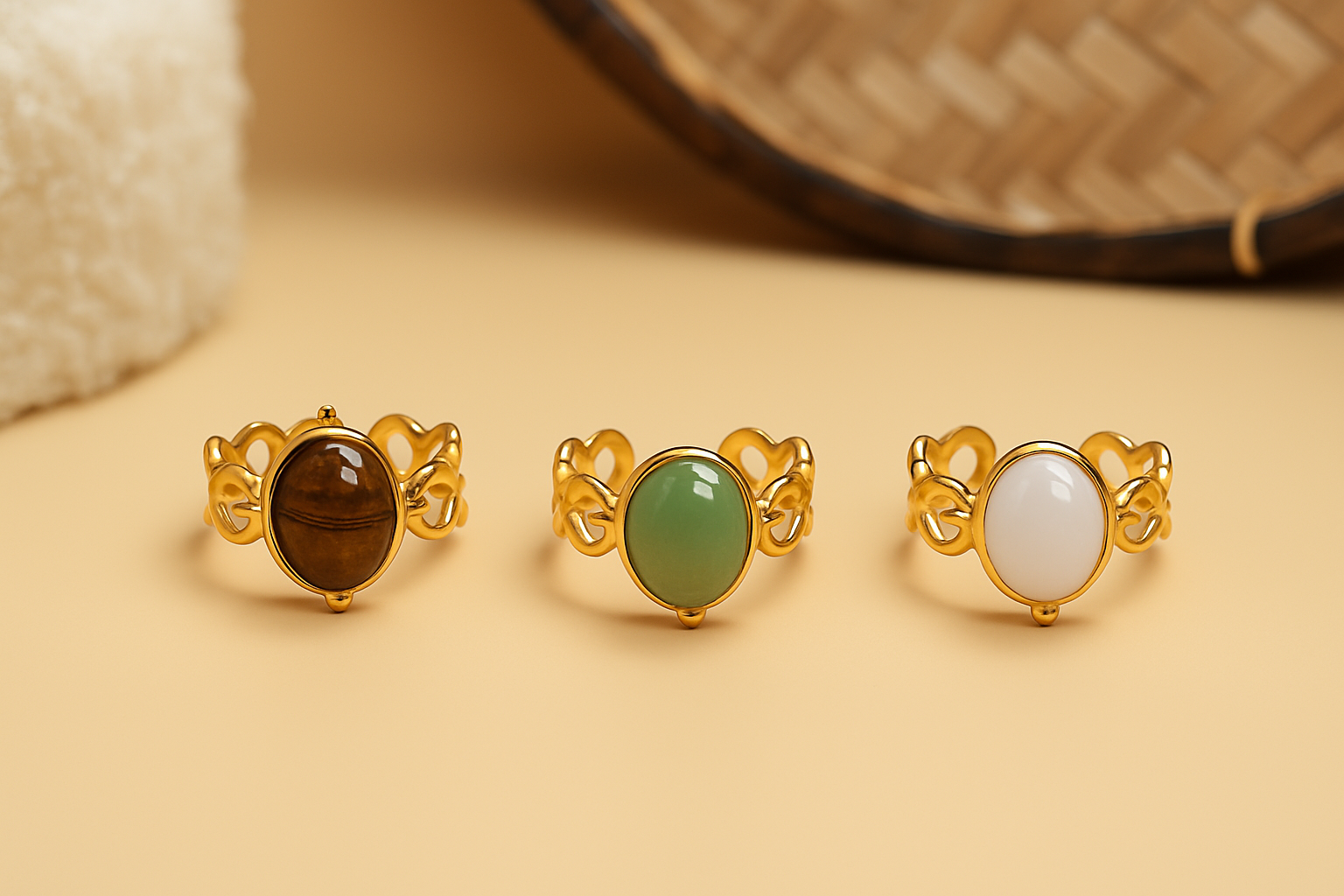 bague-pierre-dore-acier-inoxydable
