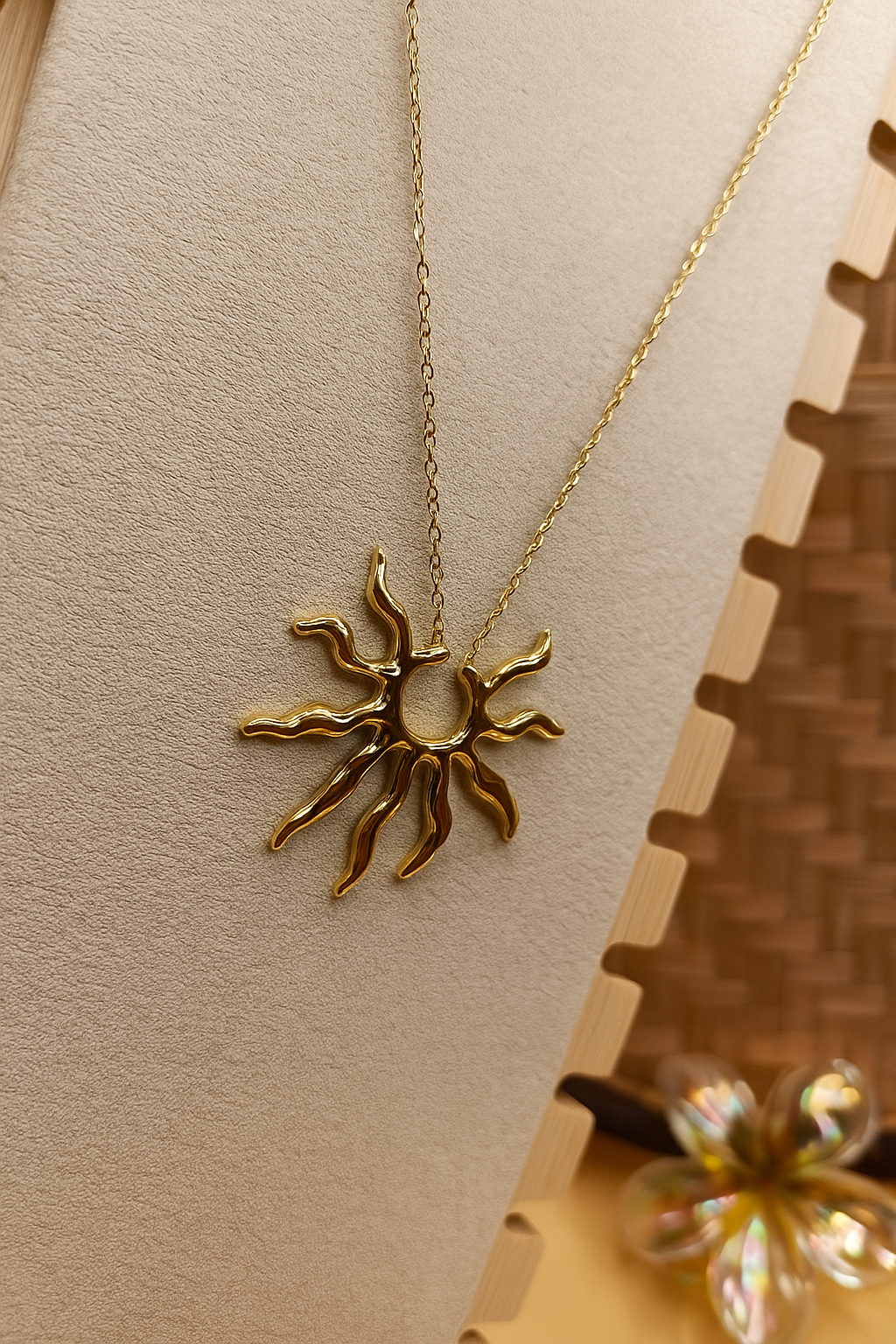 collier-soleil-dore-femme-acier-inoxydable-reunion-974-kouleracier