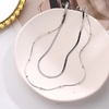 collier acier inoxydable argenté femme 974 réunion idée cadeaux