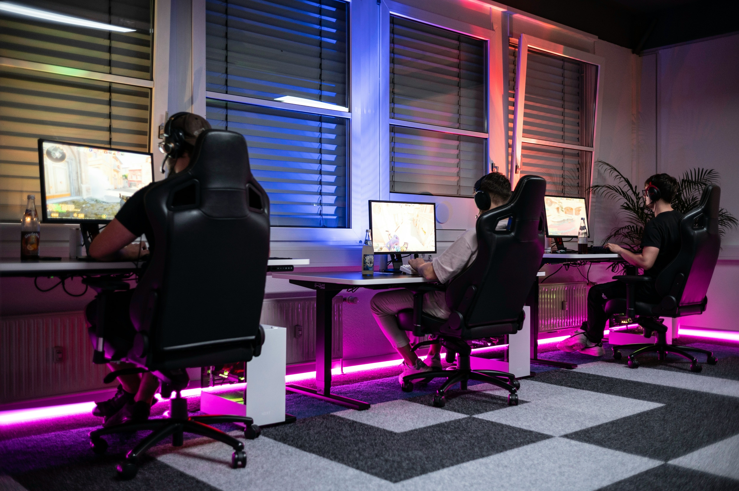 setup salle gaming