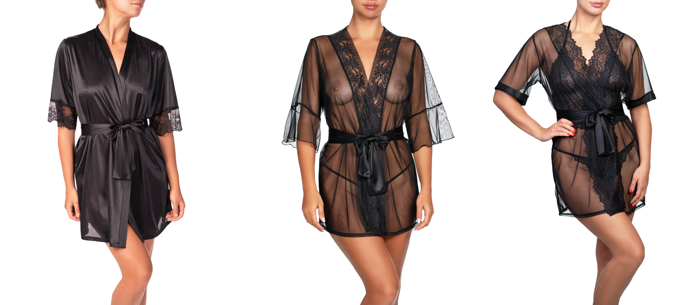 Discover the black lace kimono: versatility and elegance