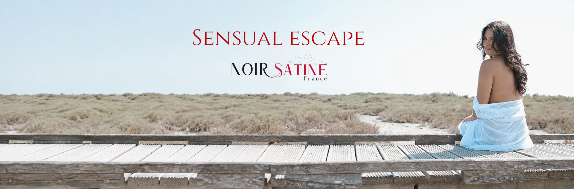sensual escape with noir satine lingerie