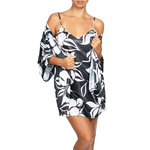 printed satin nightdress