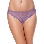 picture of a purple lace tanga