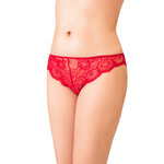 picture of a sexy red lace tanga