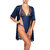 midnight blue bodysuit with its matching kimono