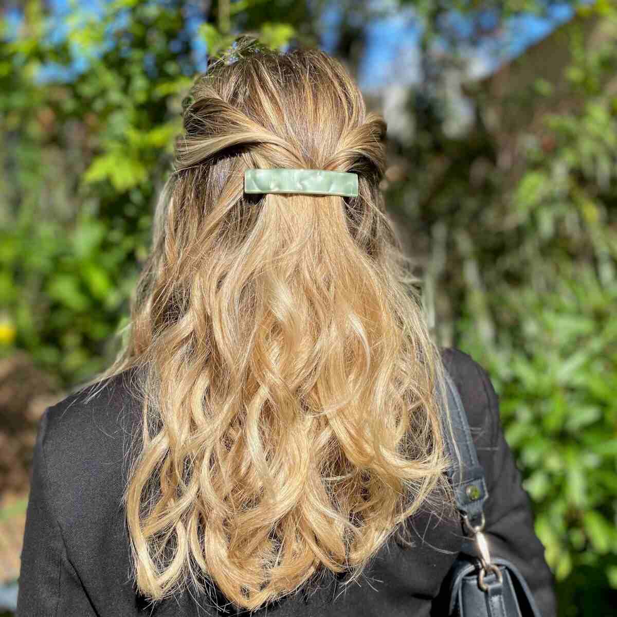 Barrette à cheveux Carla collection NACRE