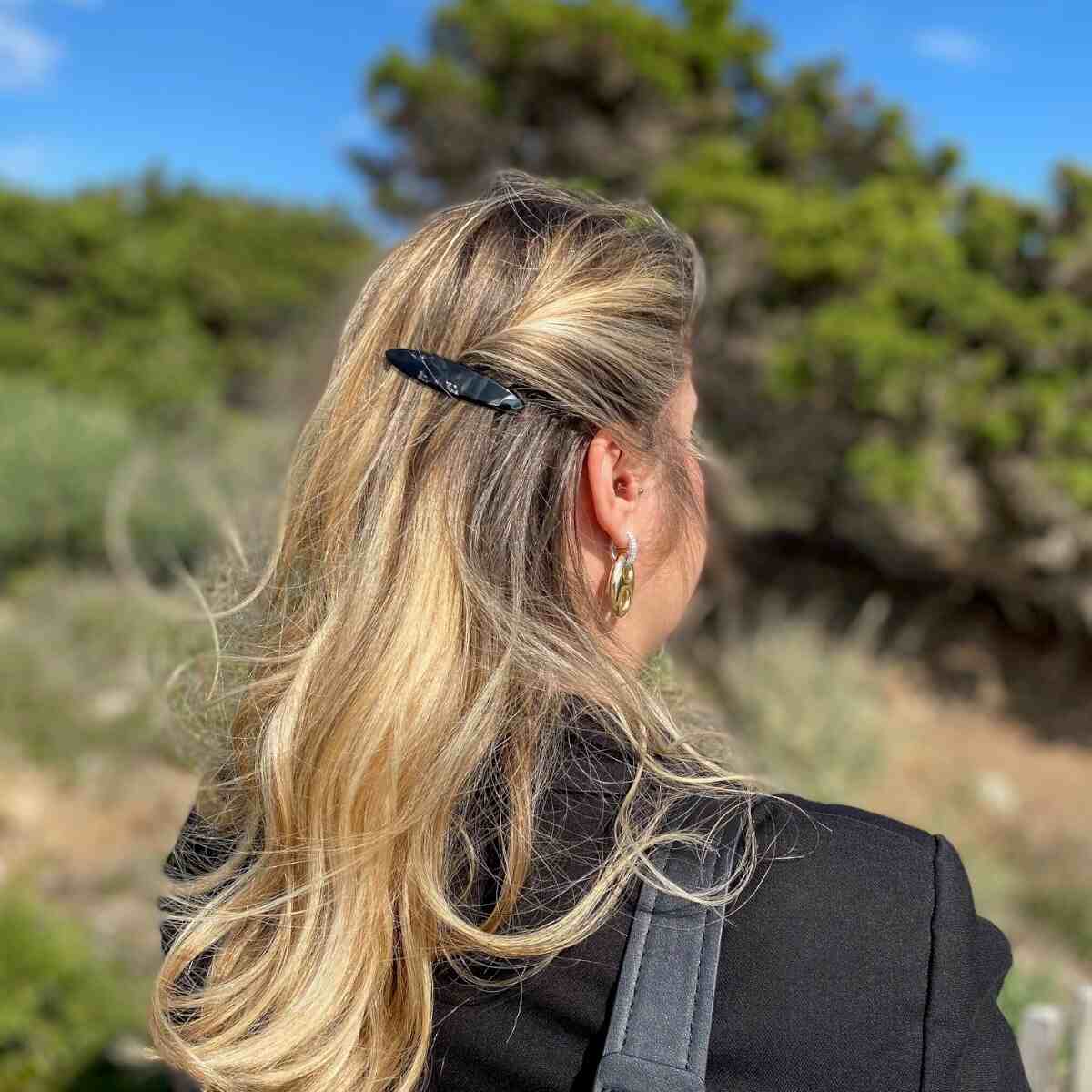 barrette cheveux clémence noir nacré 5