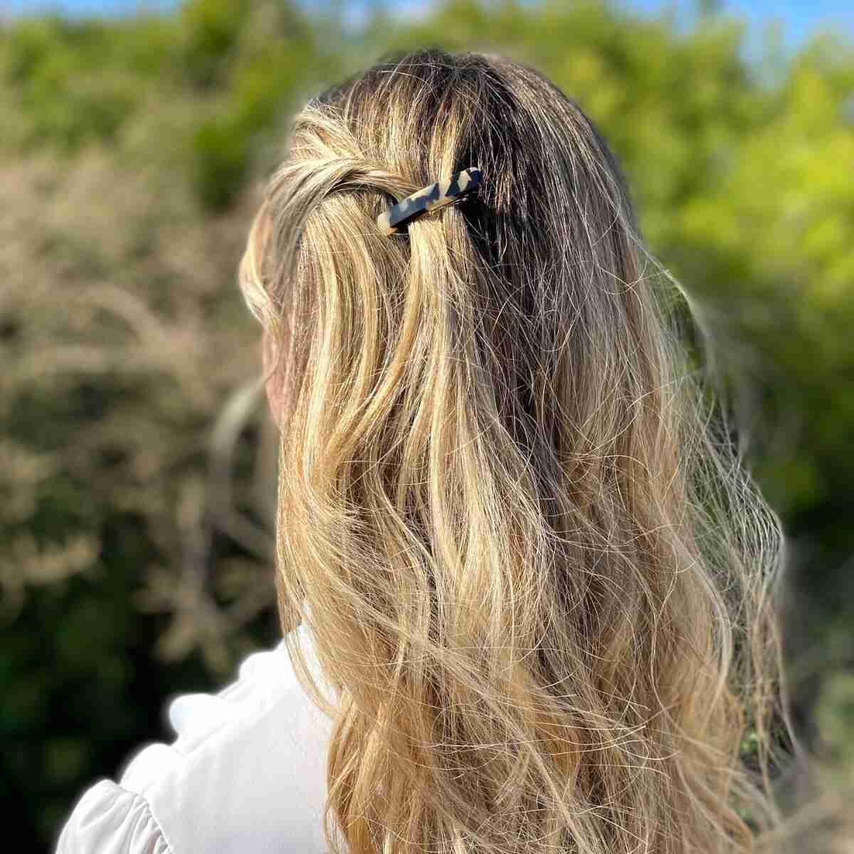barrette cheveux antoinette écaille clair 5