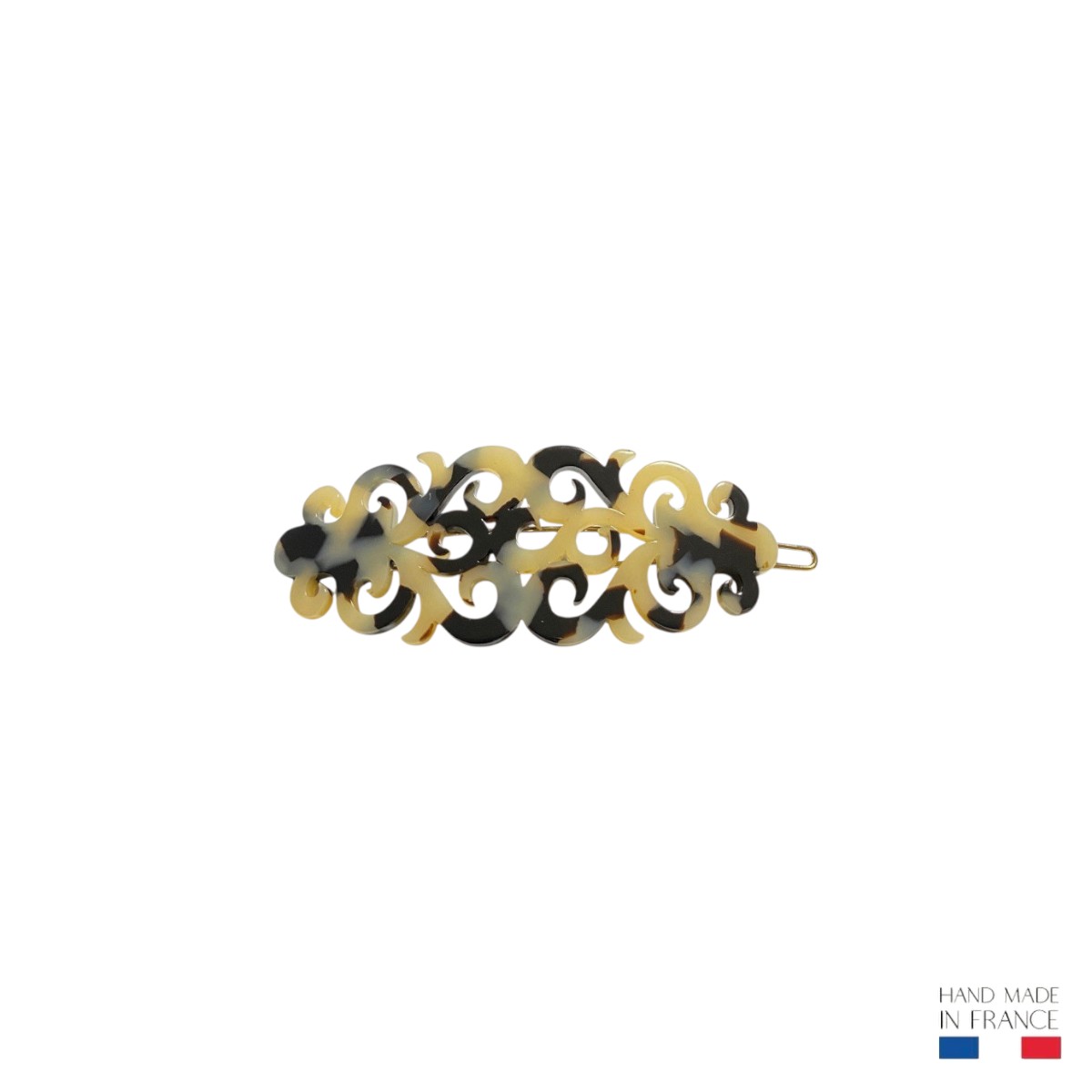 barrette cheveux charlotte écaille clair-Photoroom