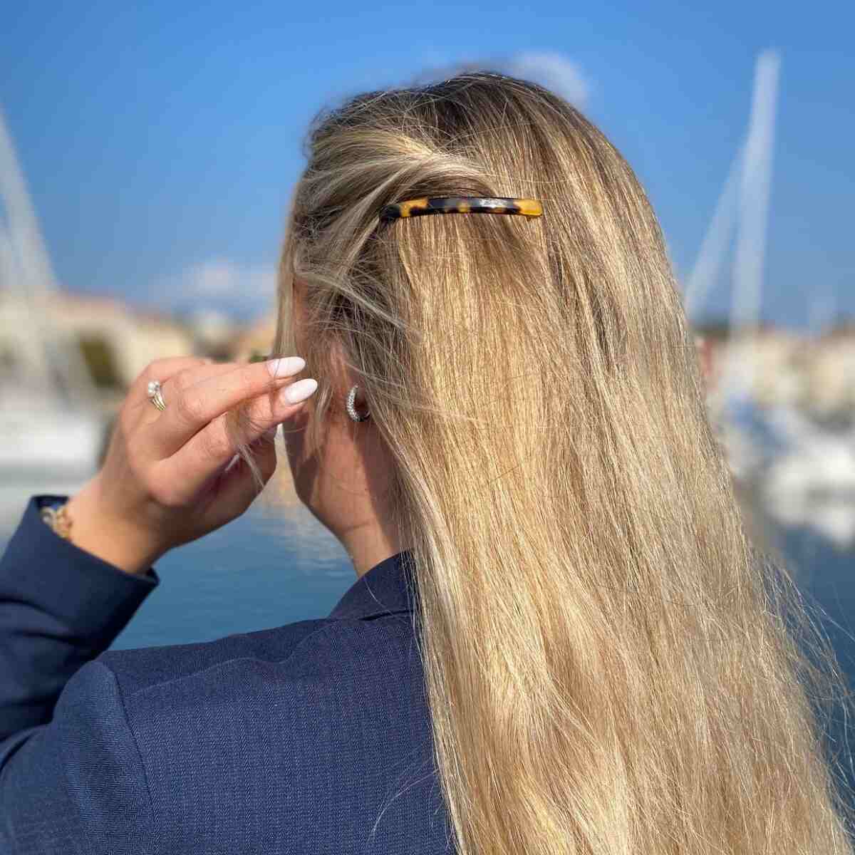 Barrette à cheveux Valentine Écaille Foncée