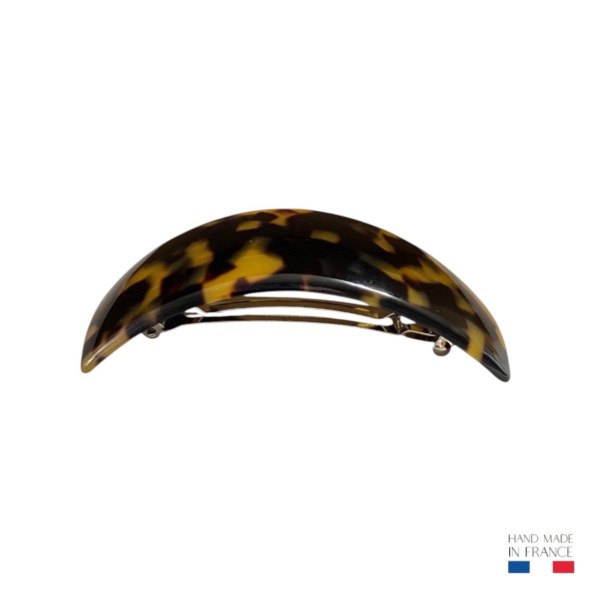 barrette à cheveux bombé joséphine écaille foncé-Photoroom