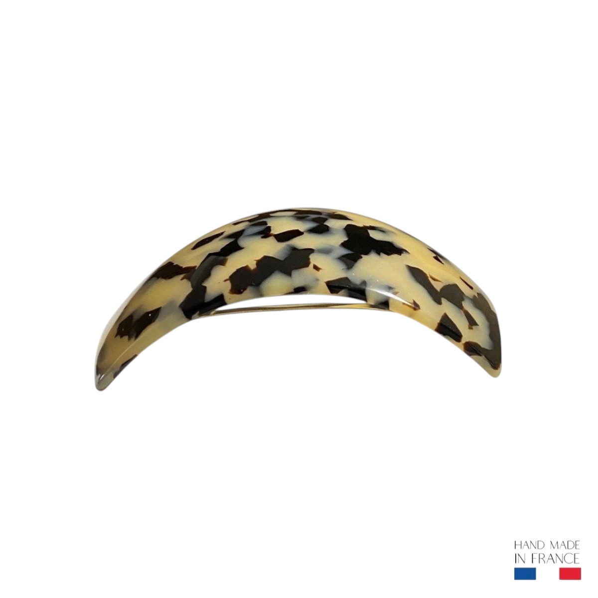 barrette à cheveux large lyvia écaille clair-Photoroom