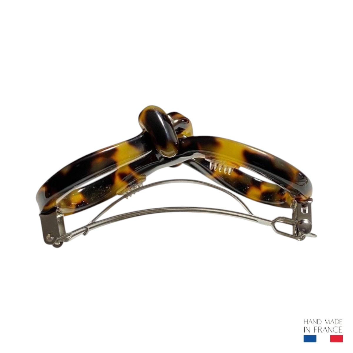 barrette à cheveux grand nœud alexia écaille foncé 3-Photoroom