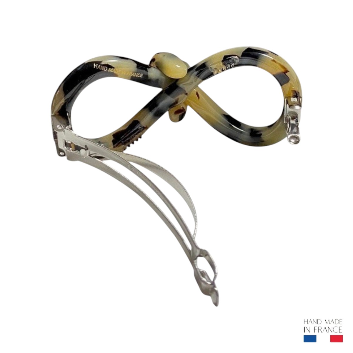 barrette à cheveux grand nœud alexia écaille clair 2-Photoroom