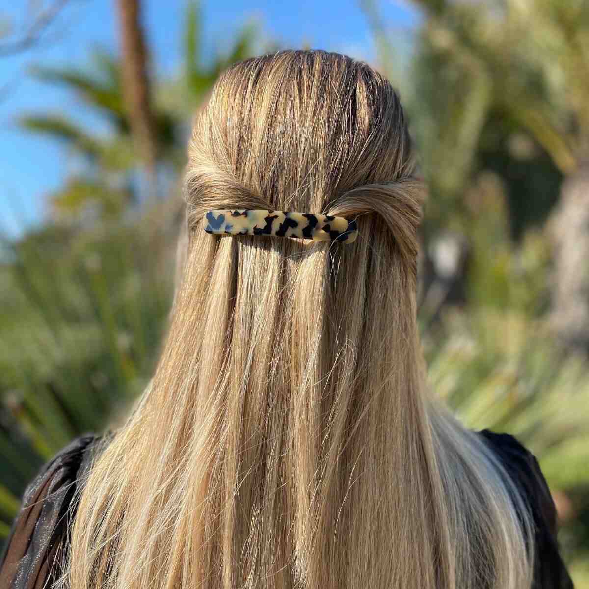 barrette à cheveux luisa écaille clair 5