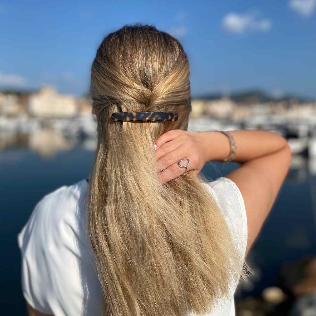 barrette à cheveux chantal écaille foncé 5
