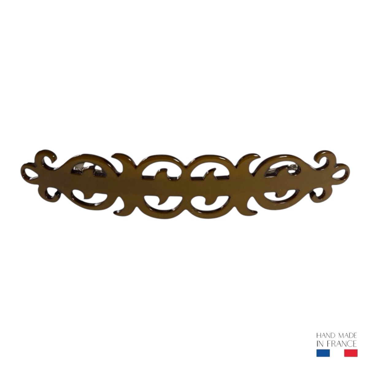 barrette à cheveux julie arabesques marron-Photoroom