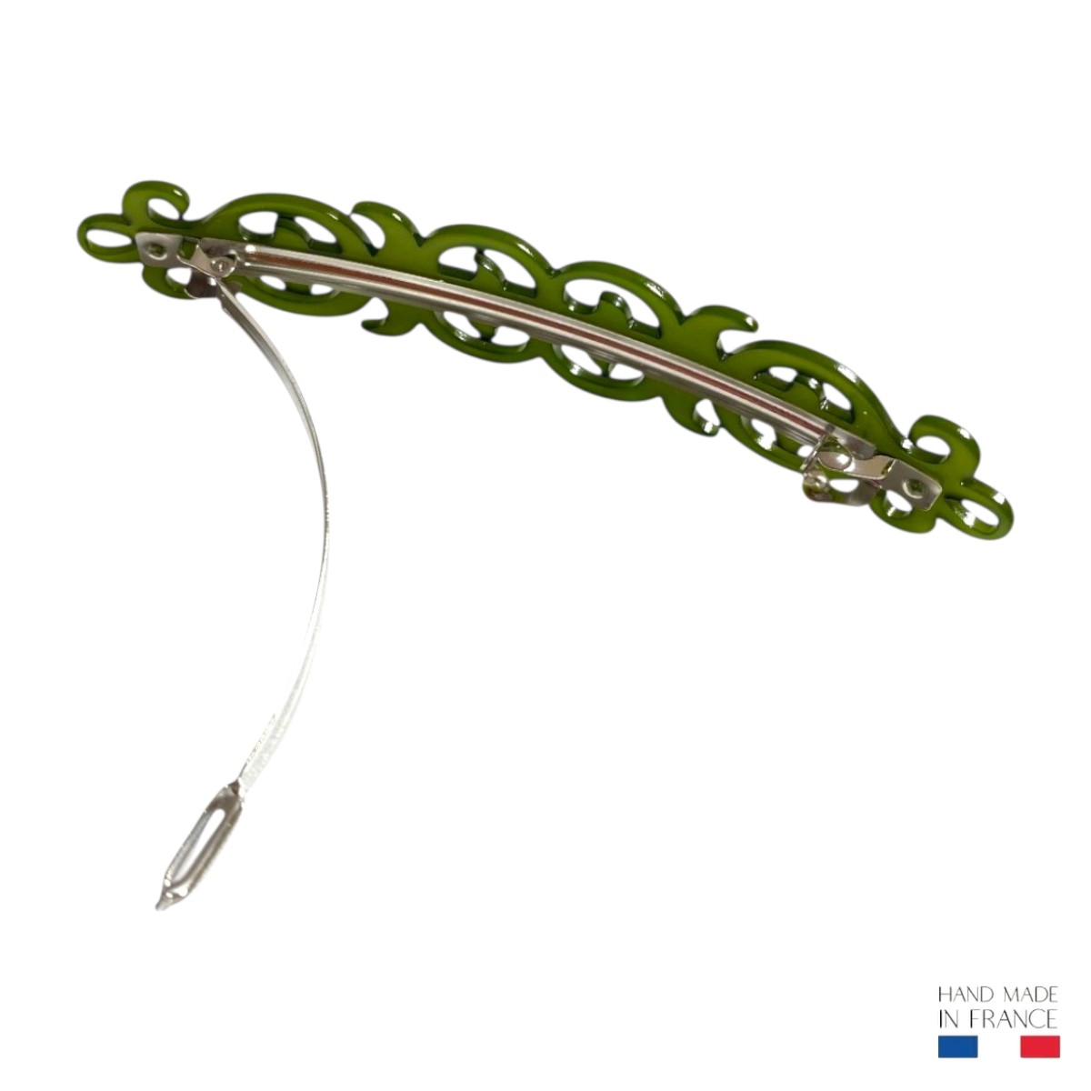 barrette à cheveux julie arabesques guacamole 2-Photoroom