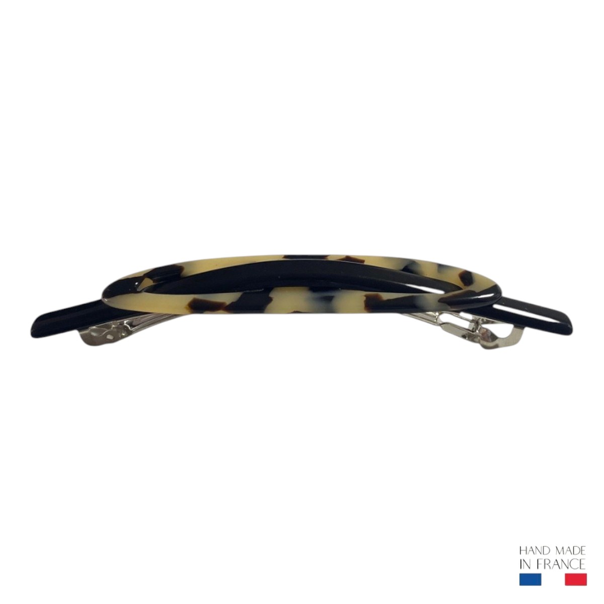 barrette à cheveux zoé ovale allongé écaille clair 3-Photoroom