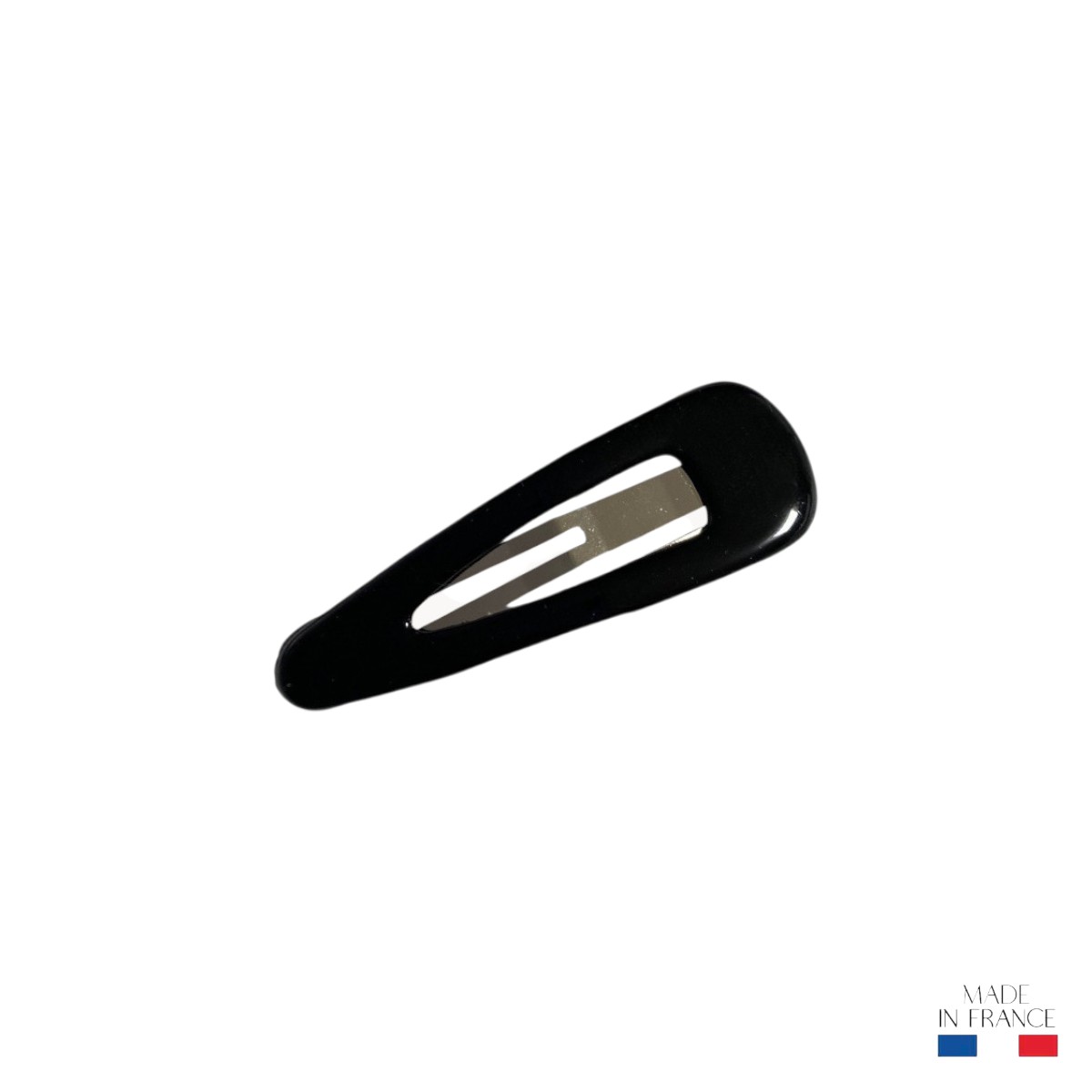 petite barrette cheveux clic clac noir injecté-Photoroom