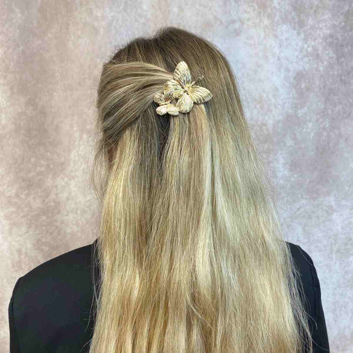 Barrette à cheveux Blanche