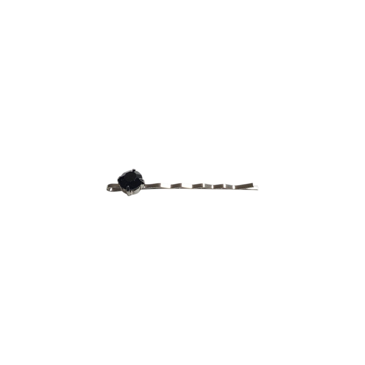 barrette à cheveux coulissante capucine strass noir-Photoroom