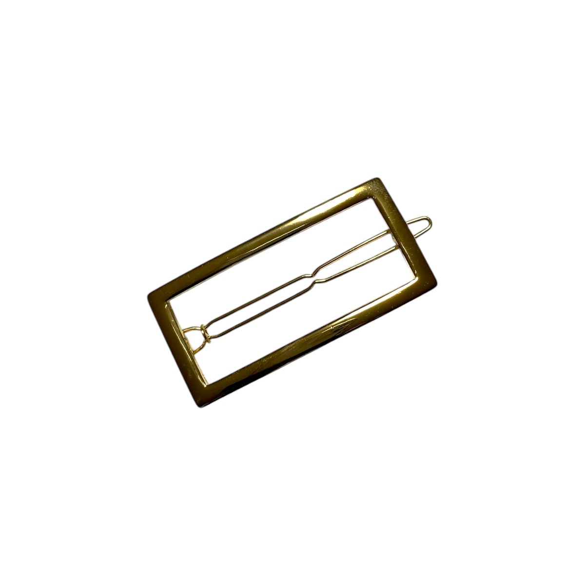 barrette à cheveux harmonie rectangle ajouré or-Photoroom