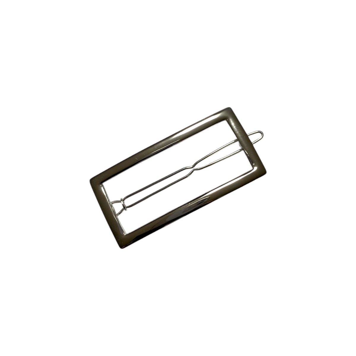 barrette à cheveux harmonie rectangle ajouré argent-Photoroom