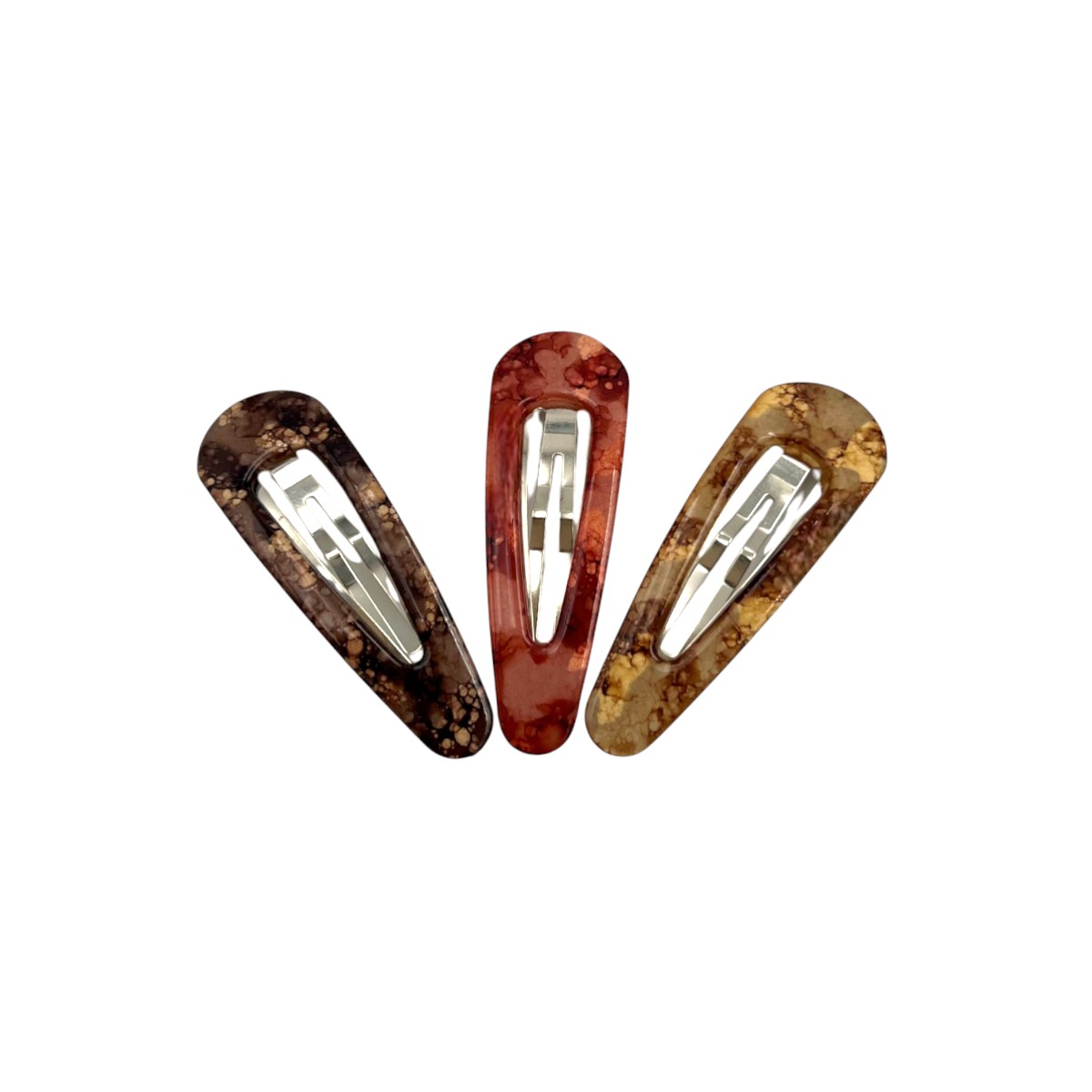 barrette à cheveux clic clac marbré collection-Photoroom