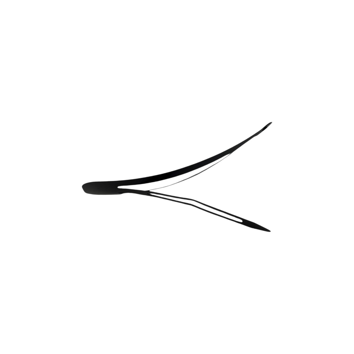 grande barrette à cheveux clic clac métal noir 2-Photoroom