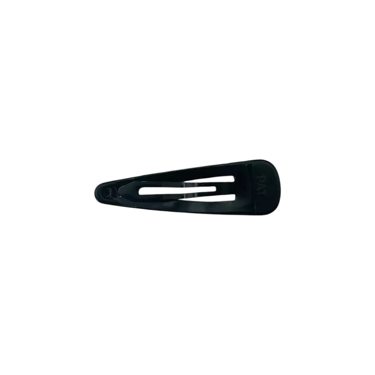 barrette à cheveux clic clac classique noir 3-Photoroom