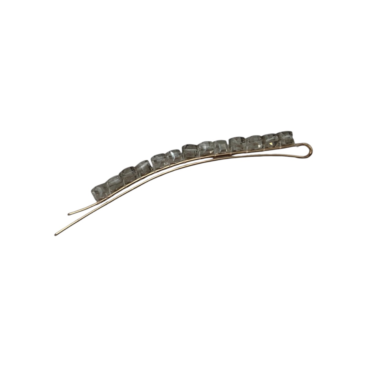 barrette à cheveux romane doré cristaux gris 2-Photoroom