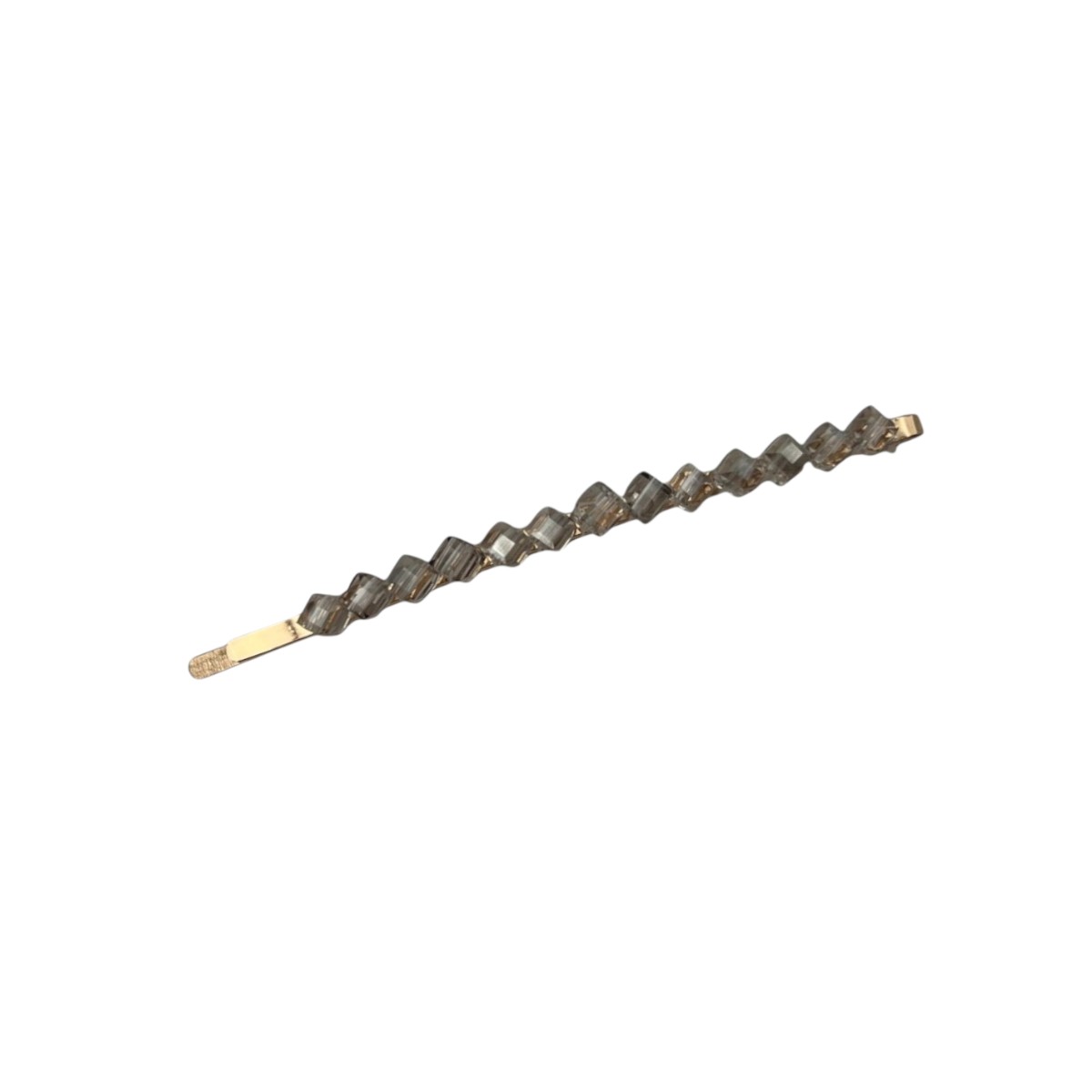 barrette à cheveux romane doré cristaux gris-Photoroom