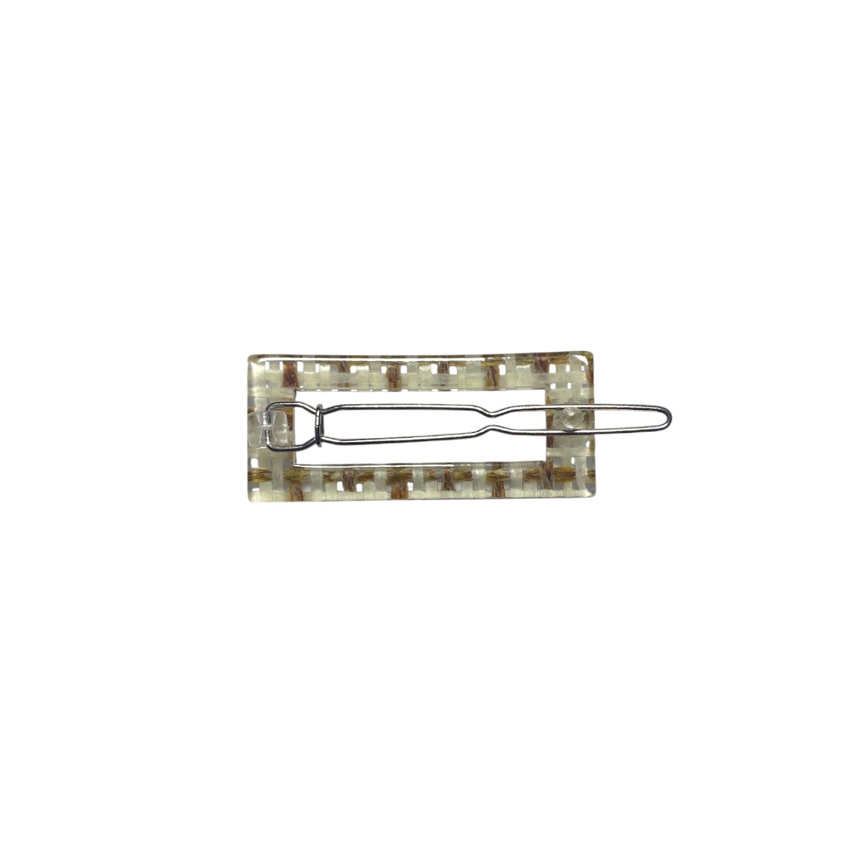 barrette à cheveux rectangulaire tatiana transparente caramel 2-Photoroom